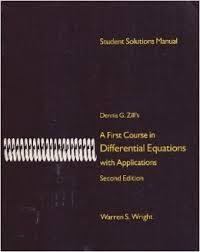 A first Course Differential Equations With Applications