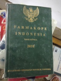 Farmakope Indonesia Edisi 3