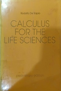 Calculus For The Life Sciences