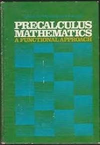 Precalculus Mathematics : A Functional Approach