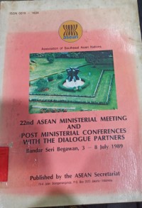 The Twenty-Third Asean Ministerial Meeting And Post Ministerial Conferences with The Dialogue Partners