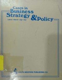 Cases In Business Strategy & Policy