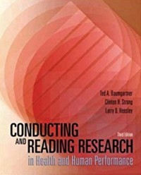 Conducting and   Reading Research in Health and Human Performance