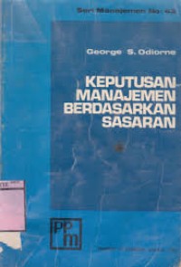 Keputusan Manajemen Berdasarkan sasaran