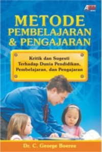 Metode Pembelajaran dan Pengajaran