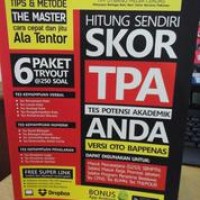 Hitung Sendiri Skor TPA Tes Potensi Akademik ANDA Versi Oto Bappenas