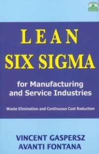 Lean Six Sigma for Manufacturing and Service Industries