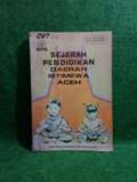 Sejarah Pendidikan Daerah Istimewa Aceh