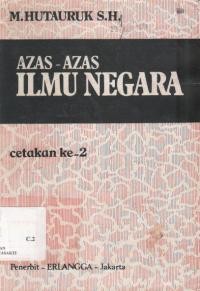 Image of Azas-Azas ilmu Negara