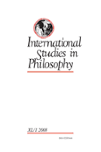 International Studies In Philosophy