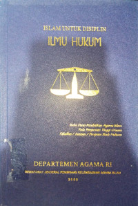 Islam Untuk Disiplin Ilmu Hukum