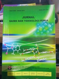 Jurnal Sains Dan Teknologi Kimia Volume 4 No.2