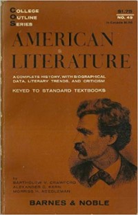 American Literature - College Outline Series