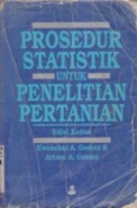 Prosedur Statistik untuk Penelitian Pertanian