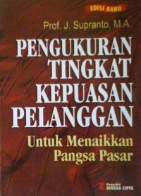 Pengukuran TIngkat Kepuasan Pelanggan