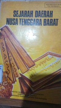 Sejarah Daerah Nusa Tenggara Barat