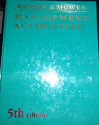 Management Accounting 5th Edition