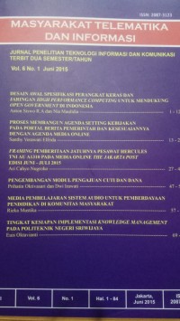 Masyarakat Temetika dan Informasi