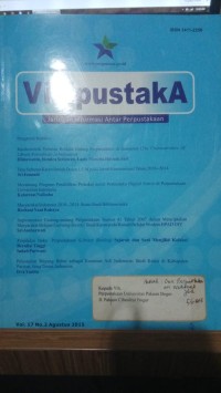 Visipustaka Jaringan Informasi Antar Perpustakaan Vol.17/No. 2/2015