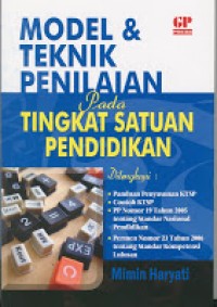 Model & Teknik Penilaian Pada Tingkat Satuan Pendidikan