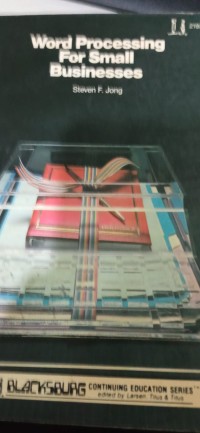 Image of Word Processing For Small Businesses