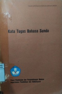 Kata Tugas Bahasa Sunda