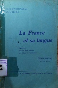 La France Et Sa Langue
