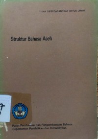 Struktur Bahasa Aceh