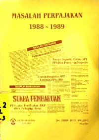 Masalah Perpajakan