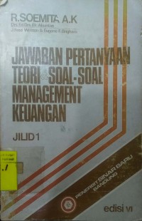 Jawaban Pertanyaan Teori & Soal-Soal Management Keuangan