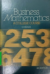 Business Mathematics : A College Course