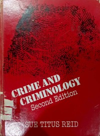 Crime and Criminology