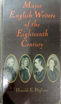 Major English Writers Of The Eighteenth Century