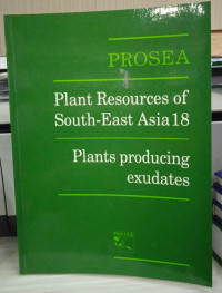 Prosea Plant Resources of South-East Asia 18