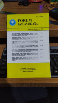 Forum Pascasarjana Vol. 28 No. 3 Juli 2005