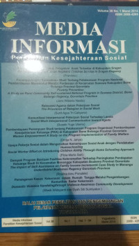 Media Informasi : Penelitian Kesejahteraan Sosial Vol. 38, No. 1 Maret 2014