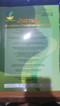 Jurnal Penelitian Kesejhteraan Sosial Vol. 16, No. 4 Desember 2017