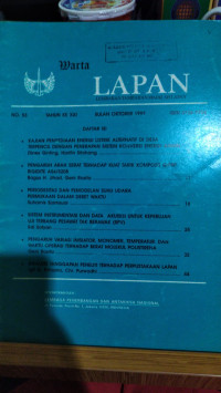 Warta Lapan Tahun ke XXI No.53 Oktober 1997