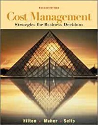 Cost Management: Strategis For Business Decisions