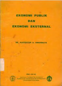 Ekonomi Publik Dan Ekonomi Eksternal