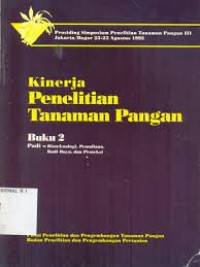 Kinerja Penelitian Tanaman Pangan Buku 2