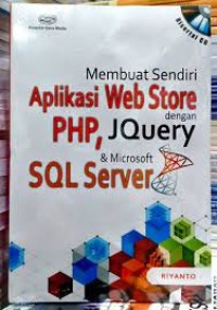 Membuat Sendiri Aplikasi Web Store dengan PHP, JQuery & Microsoft SQL Server
