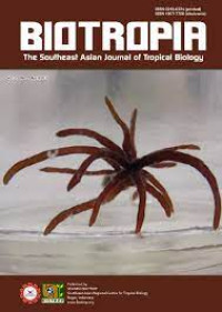 BIOTROPIA : The Southeast Asian Journal of Tropical Biology Vol. 26 No. 1 April 2019