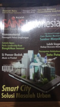 Majalah Sains Indonesia : Barometer Inovasi Anak Bangsa