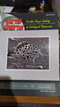 Jurnal geologi dan Sumberdaya Mineral vol. 15 No.1