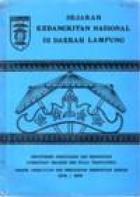 Sejarah kebangkitan nasional di daerah Lampung